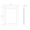 Alaterre Furniture Williamsburg 2pc Wooden Bathroom Vanity Set - 48-in. L Vanity, 30-in. L Rectangular Mirror, Gray AVAN480040B - alternate 6